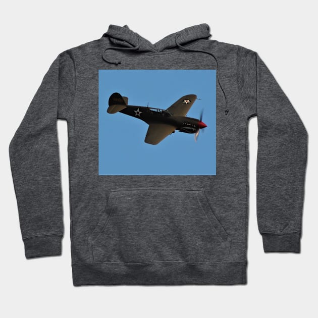 P-40E Warhawk Diving Hoodie by acefox1